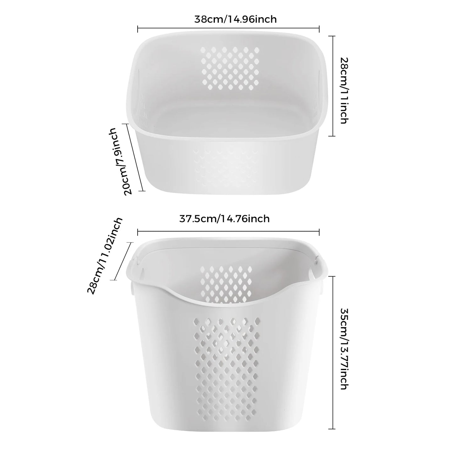 Laundry Basket with Wheels