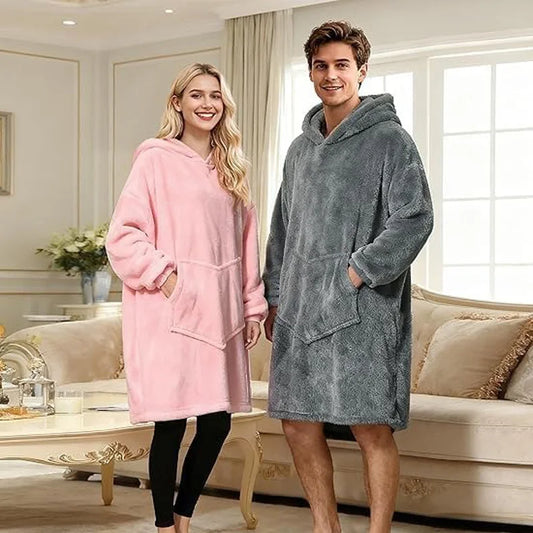 Wearable Blanket Hoodie for Adults