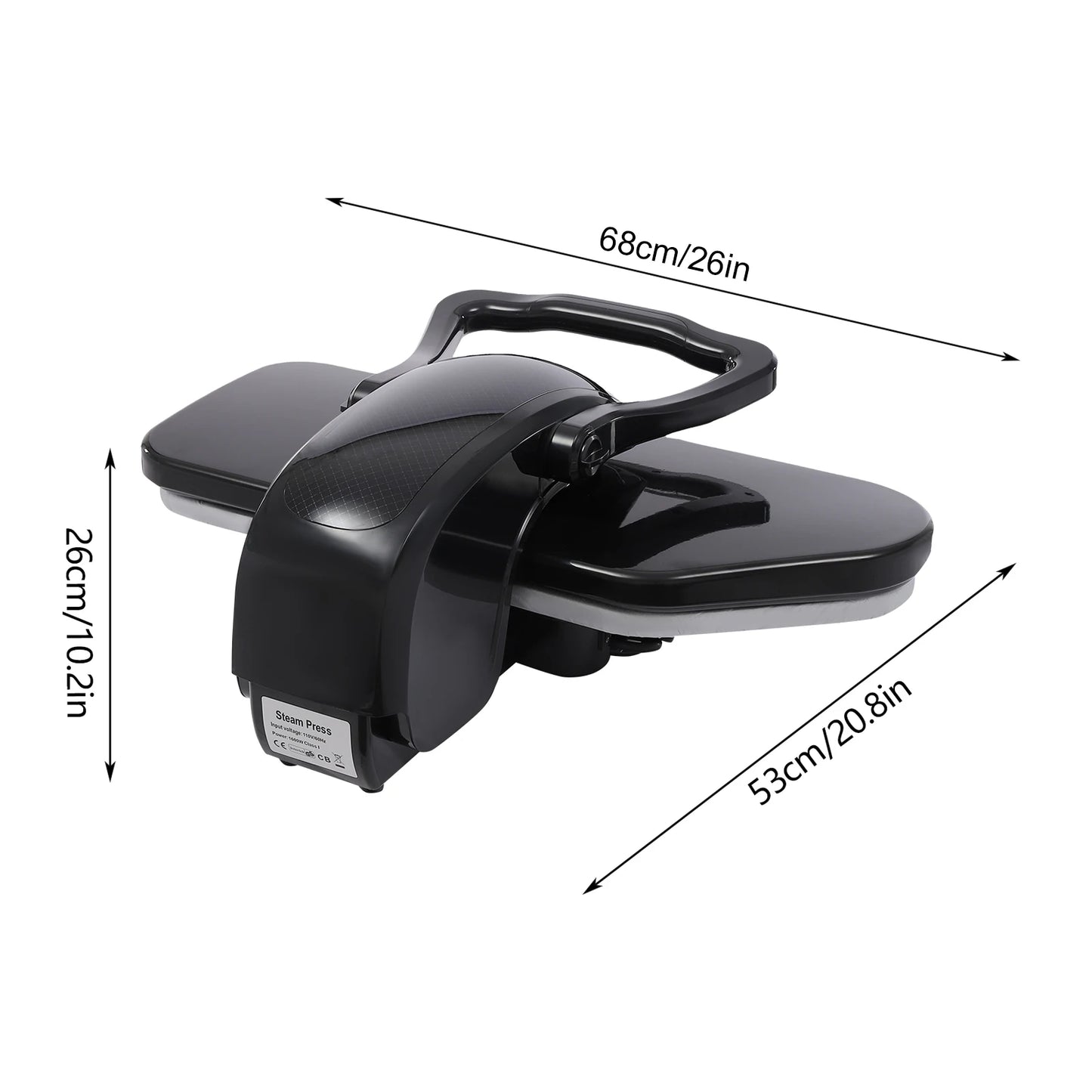1600W Smart Steam Iron Press