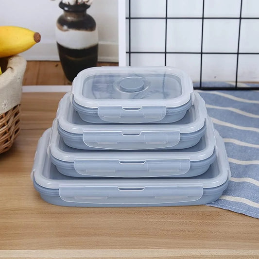 Food Storage Container Airtight Collapsible Food Bowls