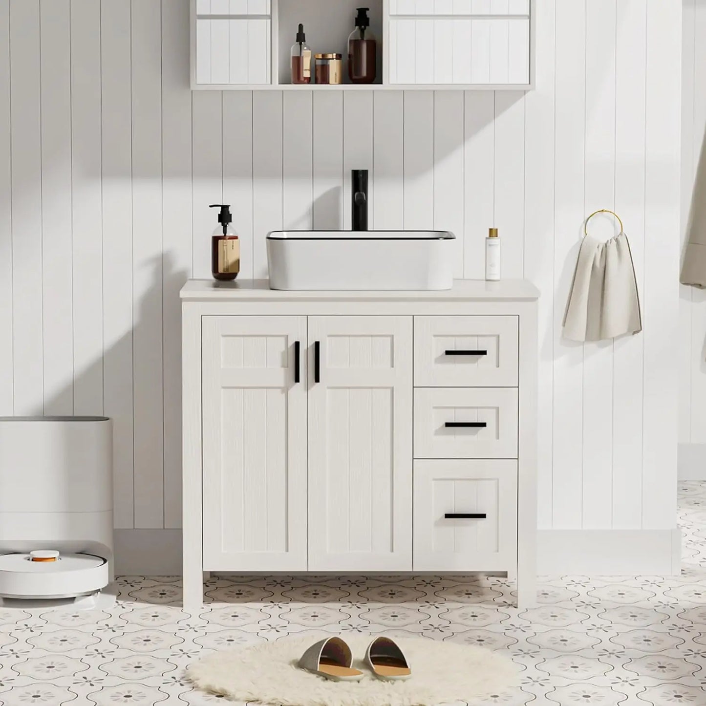 36" Bathroom Vanity Sink Combo