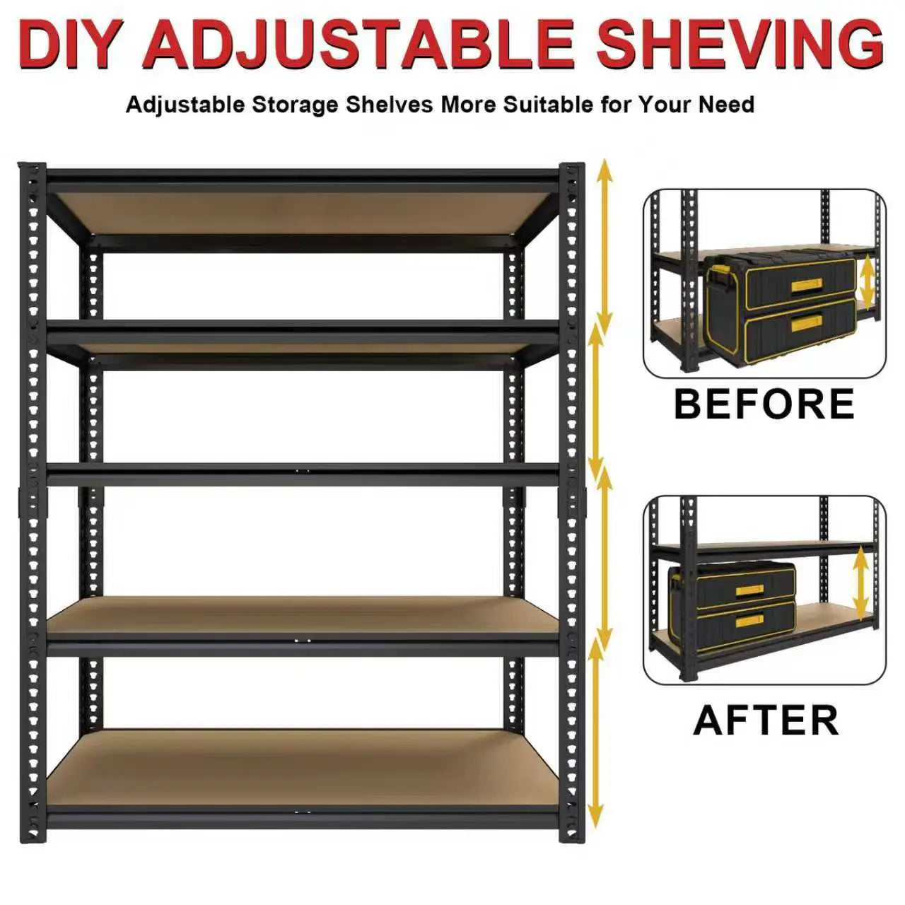 3050 LB Metal Storage Racks