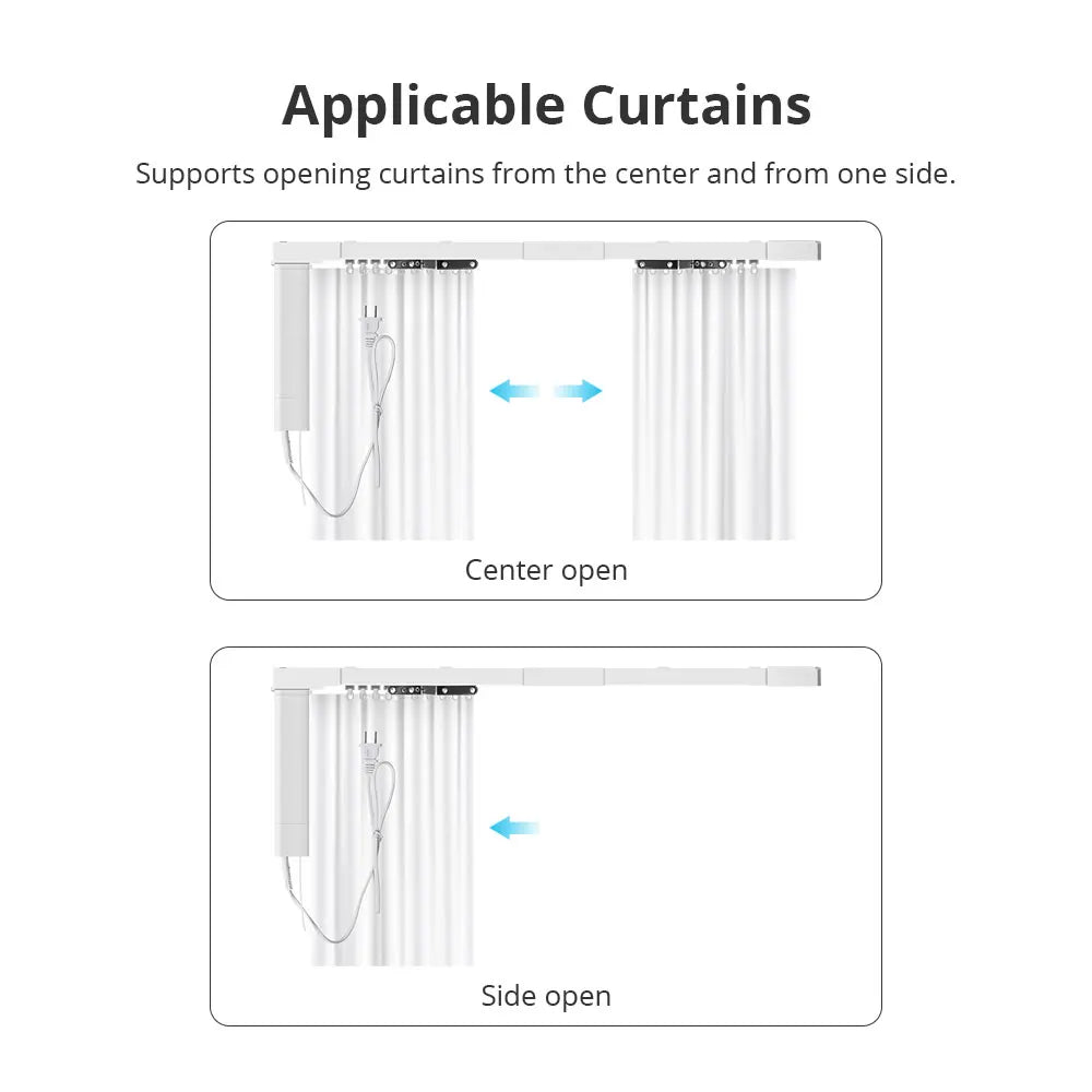 WiFi Electric Sliding Curtain Track