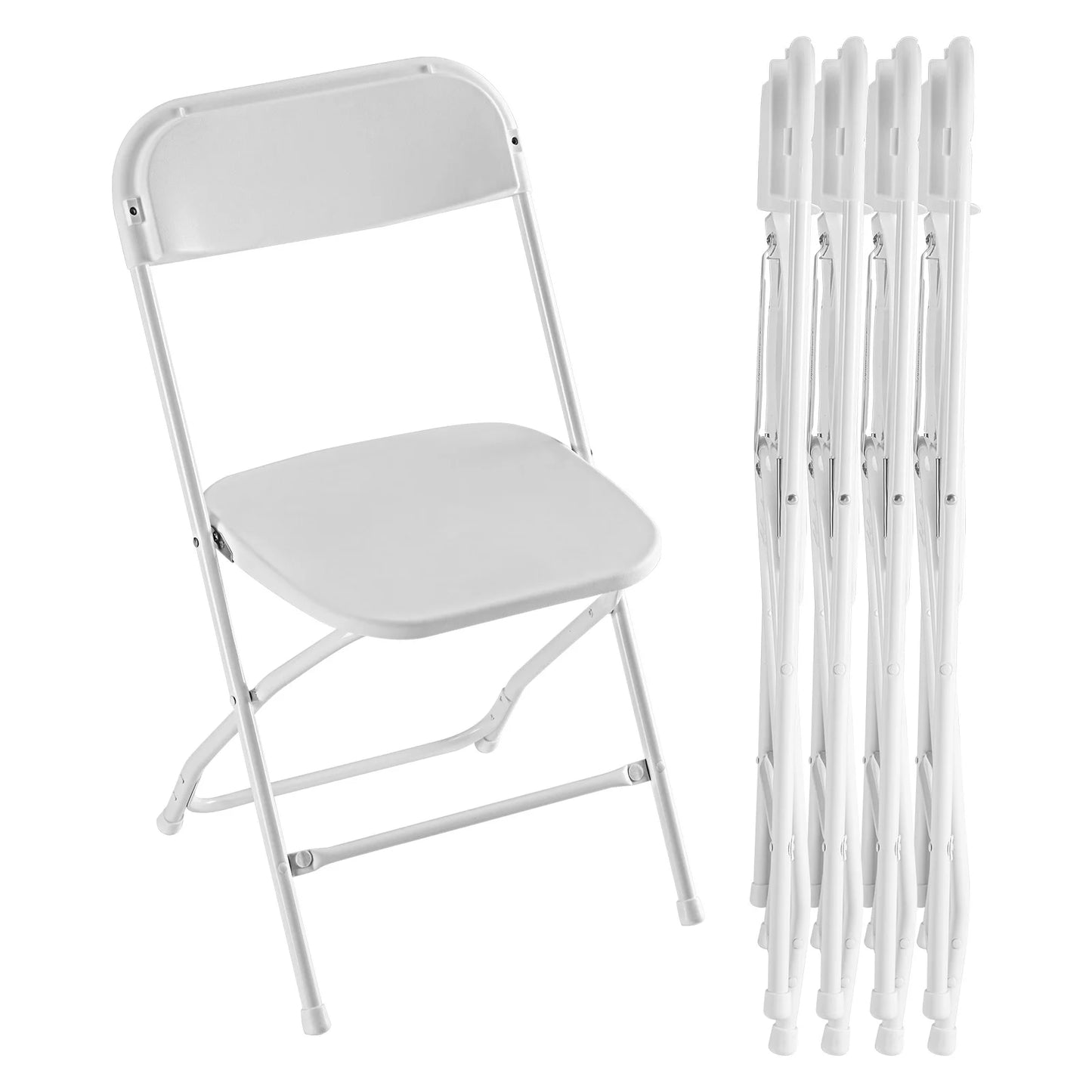 JHK 4/6 Pack Plastic Folding Chair 330LB