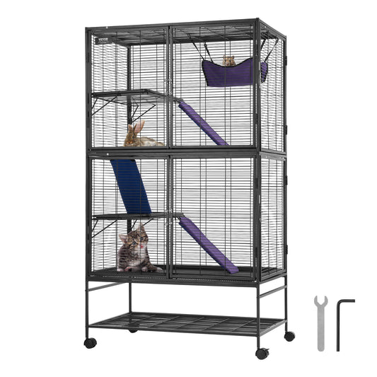 64.6" Rolling Metal Cage