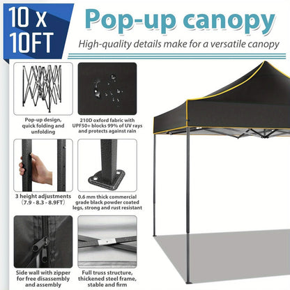 10x10FT Pop Up Canopy Tent