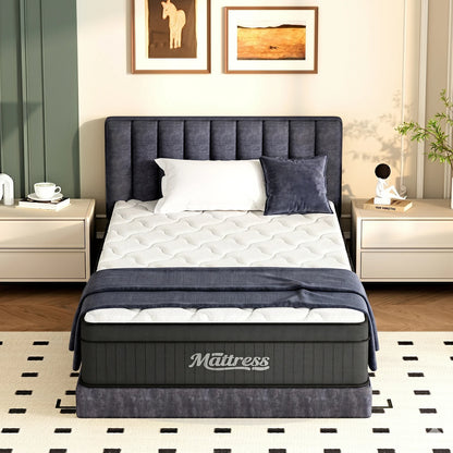 12 Inch Twin Mattress, Hybrid Pocket Spring Mattress