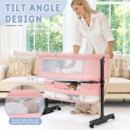 Kmaier Foldable Portable Baby Bassinet