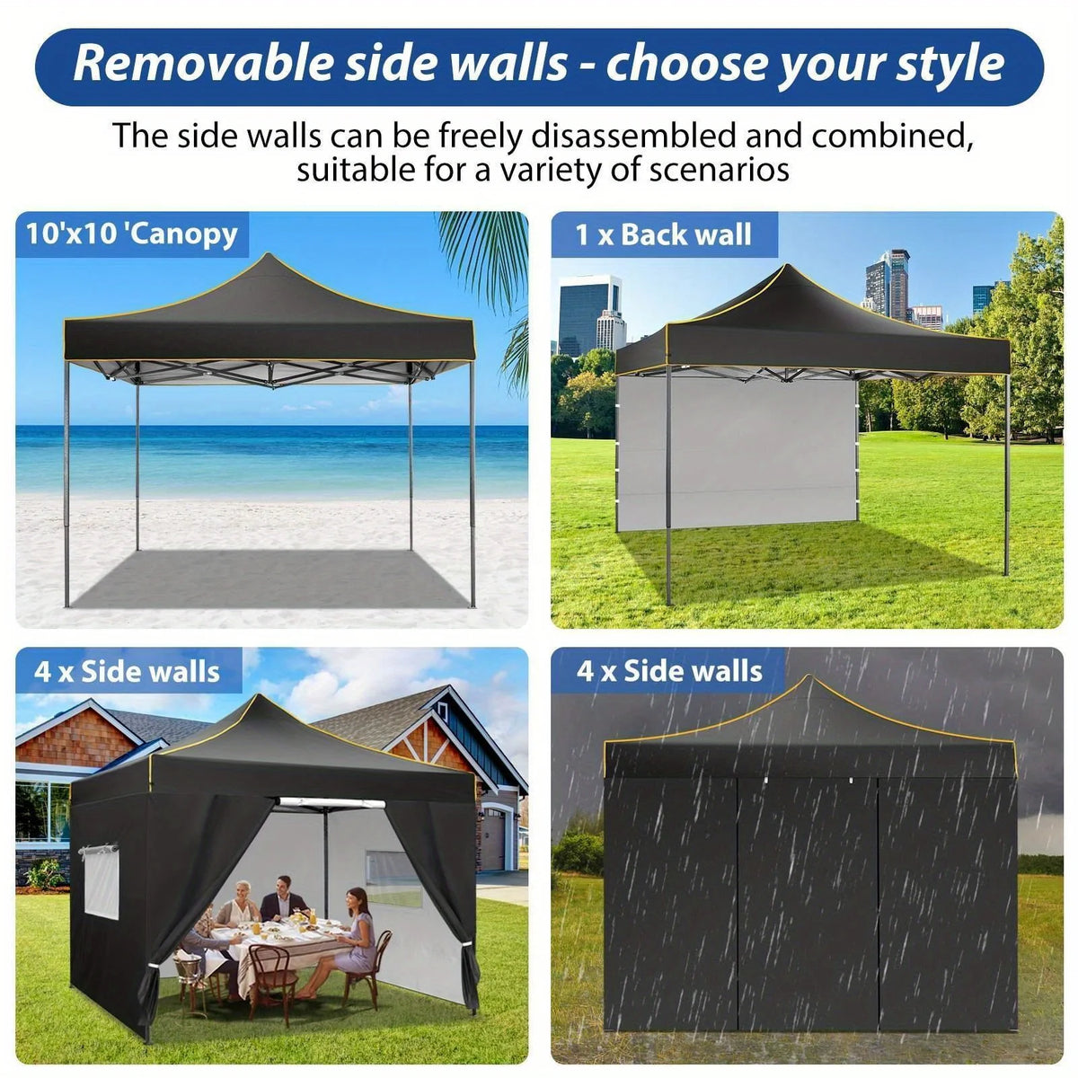 10x10FT Pop Up Canopy Tent