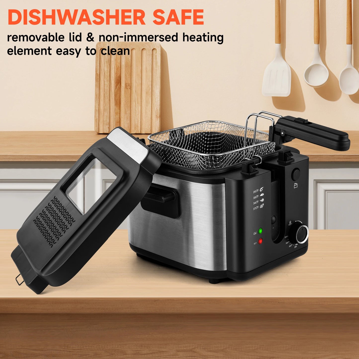 2.5L 1500W Electric Deep Fryer