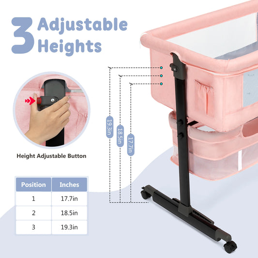 Kmaier Foldable Portable Baby Bassinet