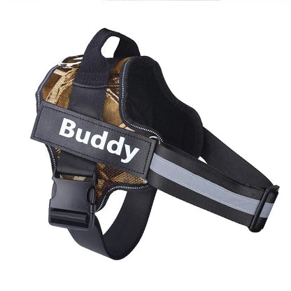 Reflective Dog Harness With ID Patch