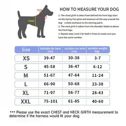 Reflective Dog Harness With ID Patch