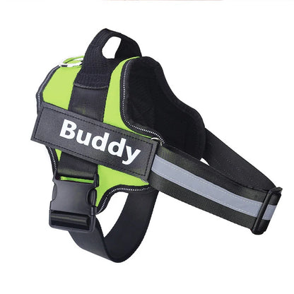 Reflective Dog Harness With ID Patch