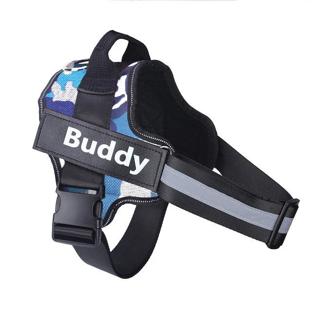 Reflective Dog Harness With ID Patch