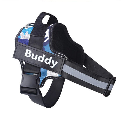 Reflective Dog Harness With ID Patch