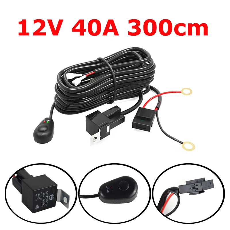 22'' 32'' 42'' 52'' 3-Row 7D Offroad LED Light Bar