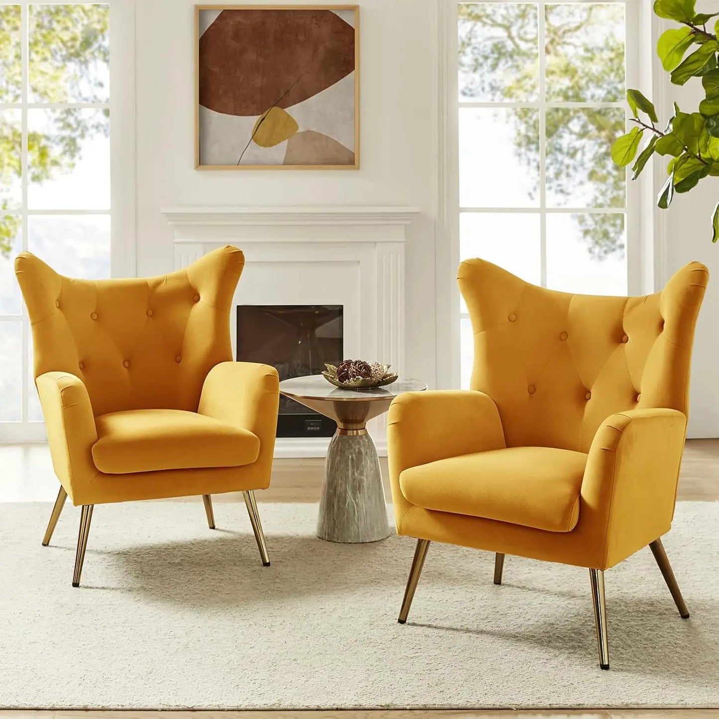 Velvet Accent Chair