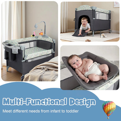 Steanny Pack n Play, Playard with Bassinet