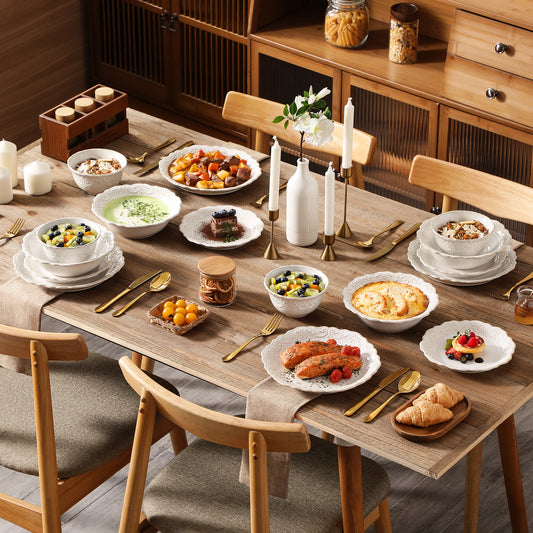 16/32 Piece Plates Dinner Set