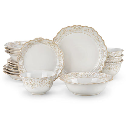 16/32 Piece Plates Dinner Set