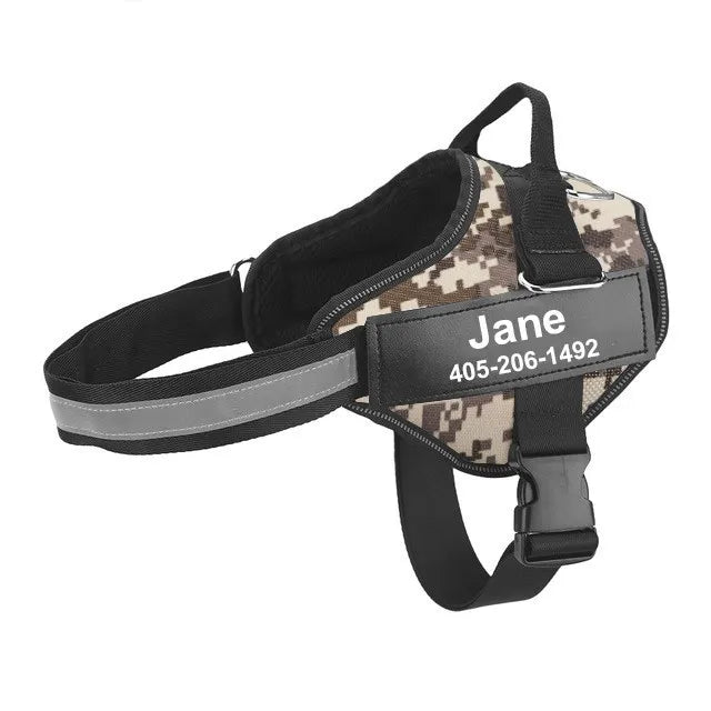 Reflective Adjustable Pet Vest