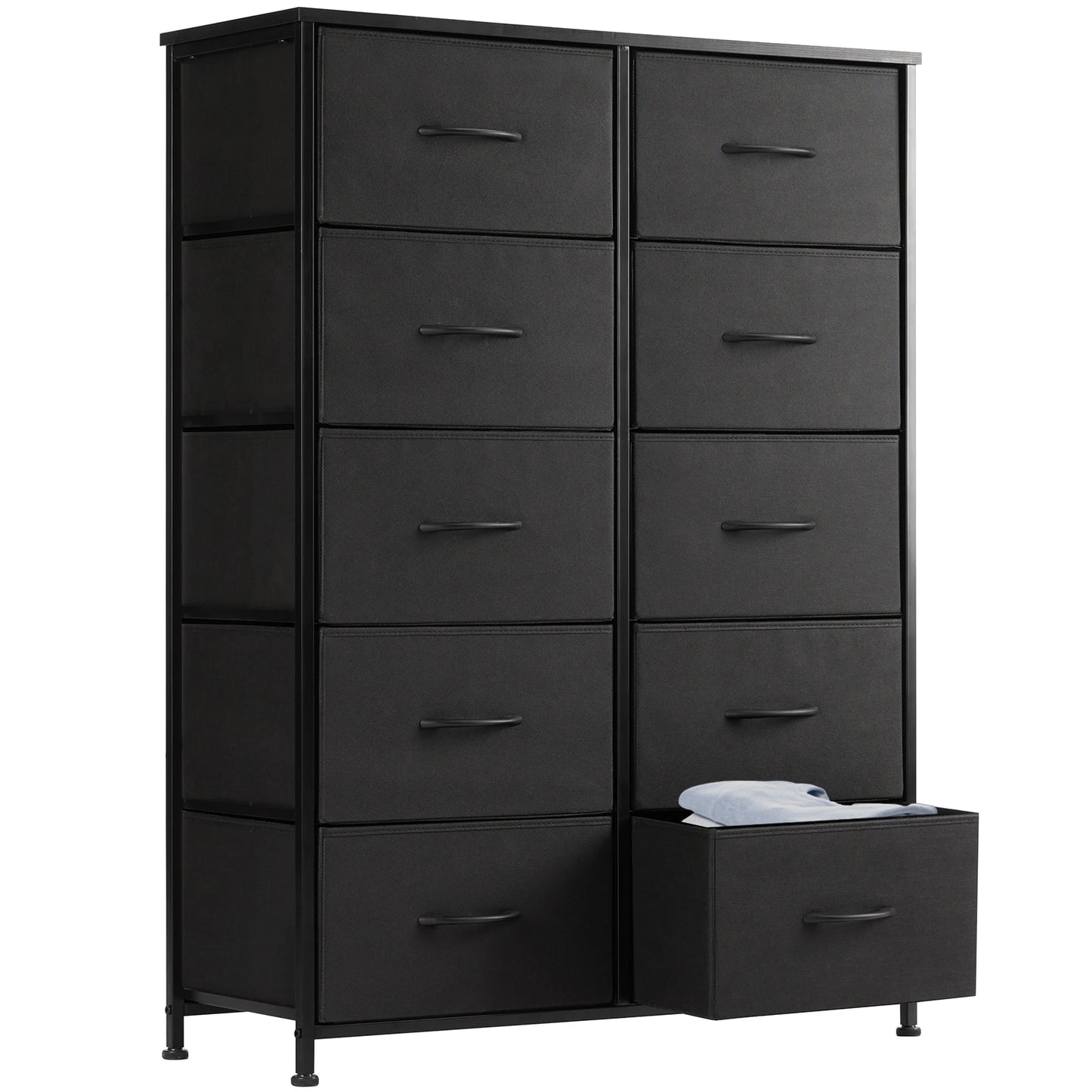 10 Fabric Drawers Wardrobe Steel Frame