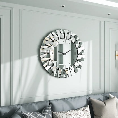 80CM Large Wall Clock for Living Room Bedroom Fireplaces
