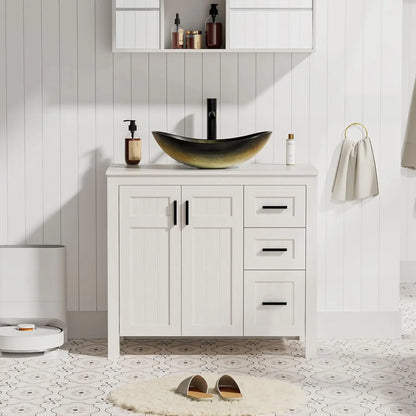 36" Bathroom Vanity Sink Combo