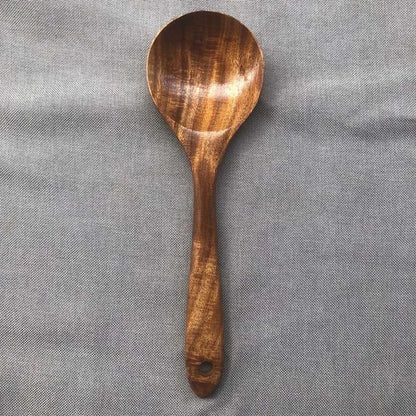 Wood Kitchenware Cooking Set