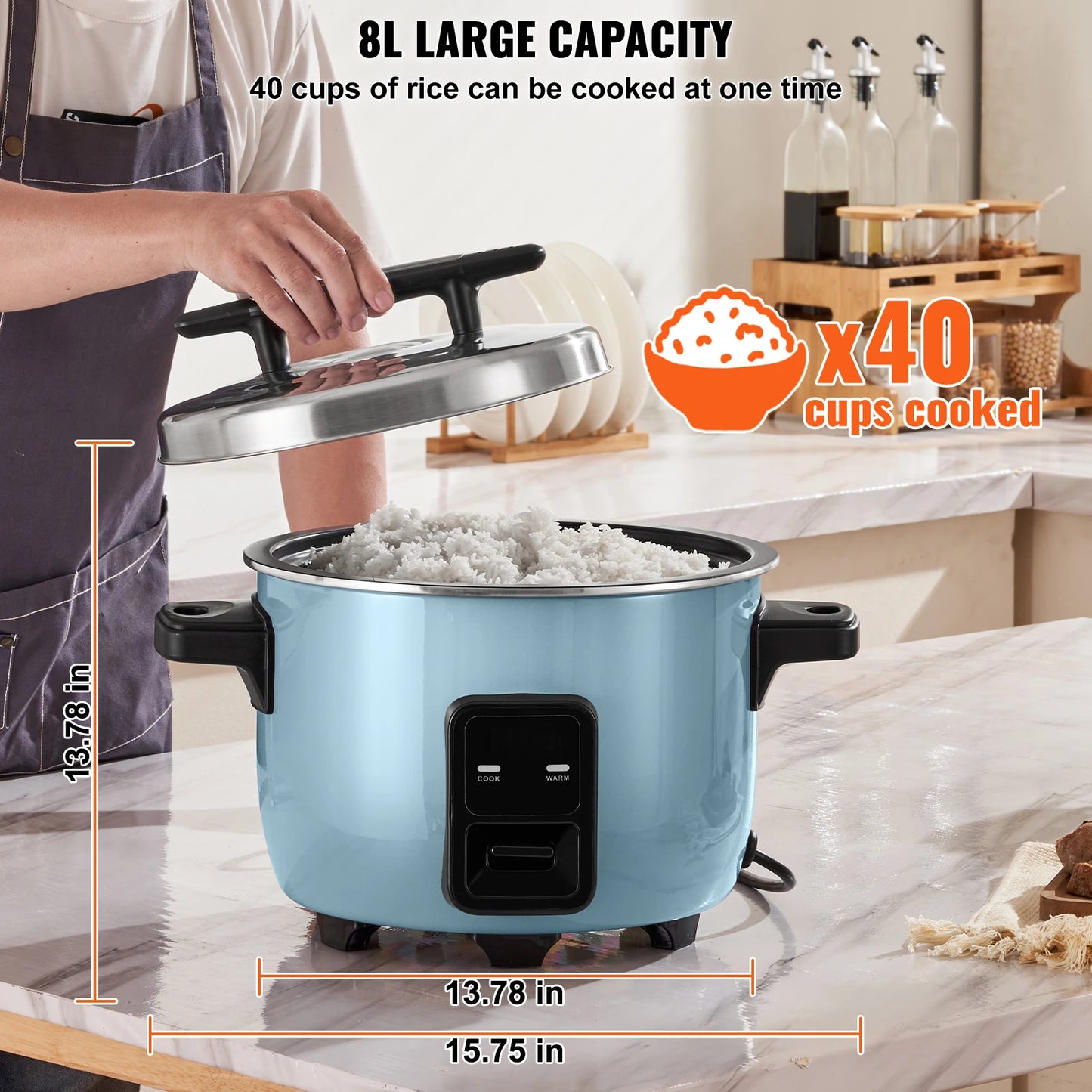 SucceBuy 8L 10L 13L Commercial Rice Cooker