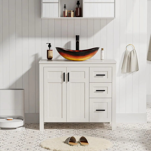 36" Bathroom Vanity Sink Combo