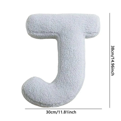 Soft Initial Throw Cushion Plush English Alphabet