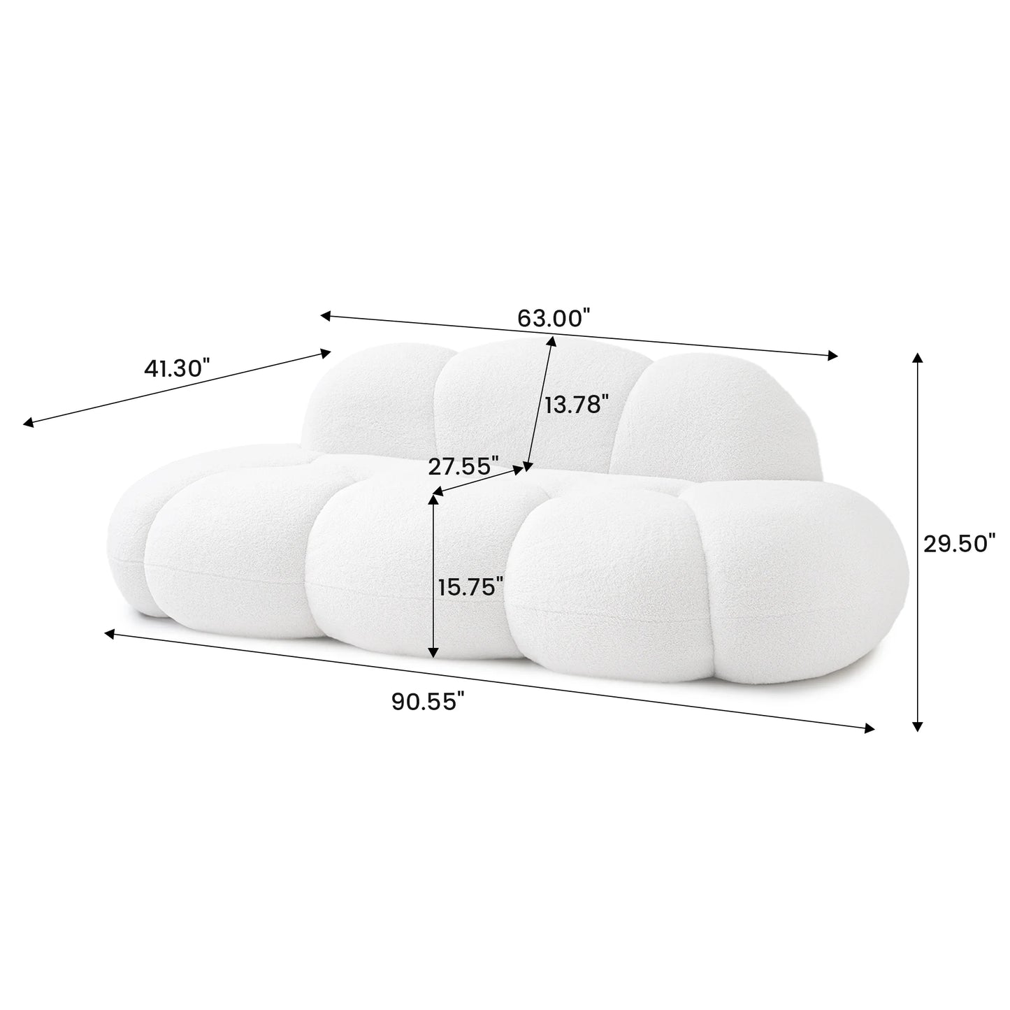 Sdorens Modern Cloud Shaped Couches
