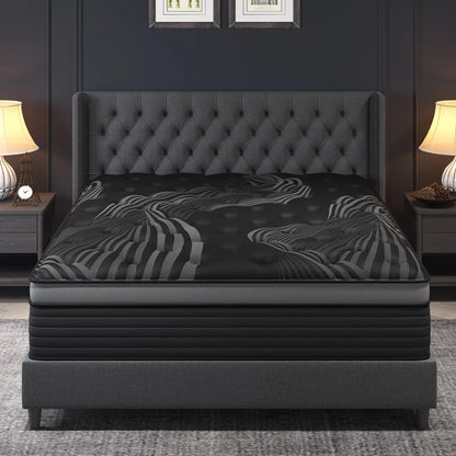 12"14" Gel Memory Foam Hybrid Pocket Spring Mattress Twin Full Queen King
