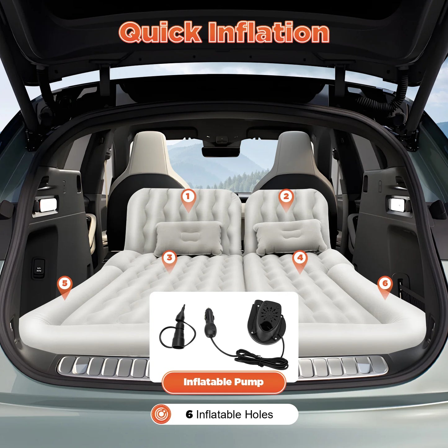 SUV Air Mattress w/ Air Pump