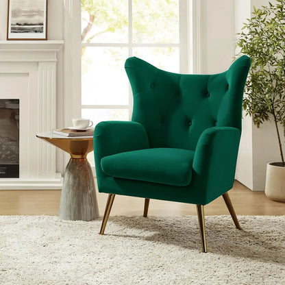 Velvet Accent Chair