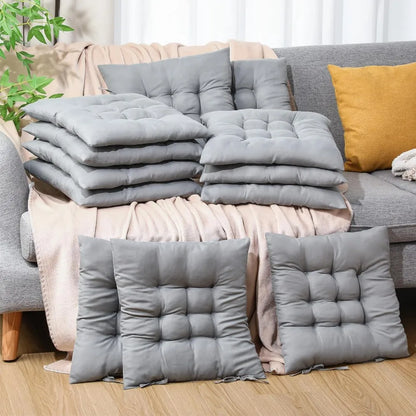Large Square Seating Cushions  for Reading Corner, Yoga, Meditation, Daycare, Grey