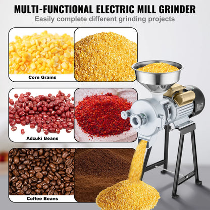 SucceBuy Electric Grain Mill 3000W Spice Grinder
