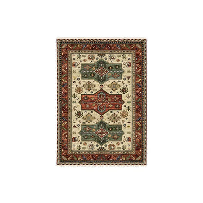 VIKAMA Moroccan Crystal Velvet Large Area Carpet | Decorative Floor Rug for Living Room Sofa Bedroom Home Decor