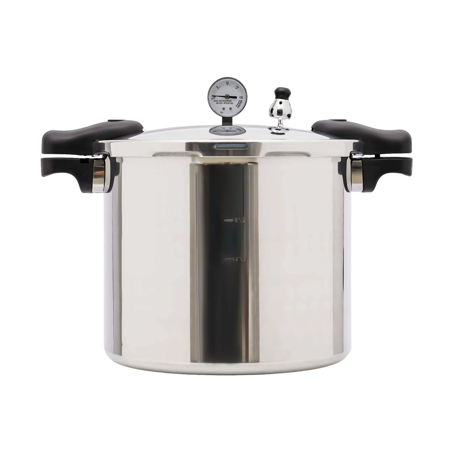22L Thickened Explosion-Proof Pressure Cooker with Pressure Gauge and Safety Valve
