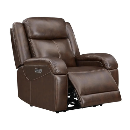 Genuine Leather Power Recliner