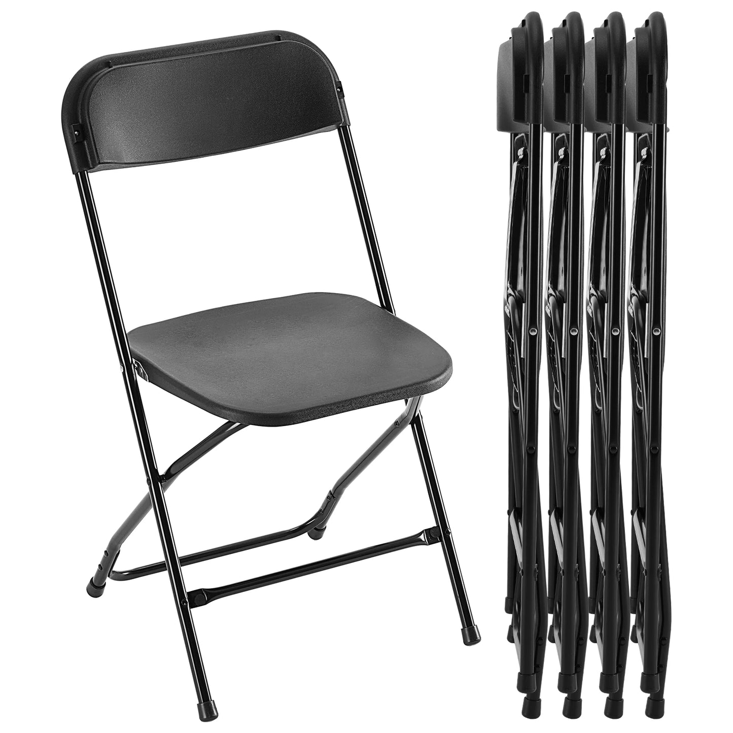 JHK 4/6 Pack Plastic Folding Chair 330LB