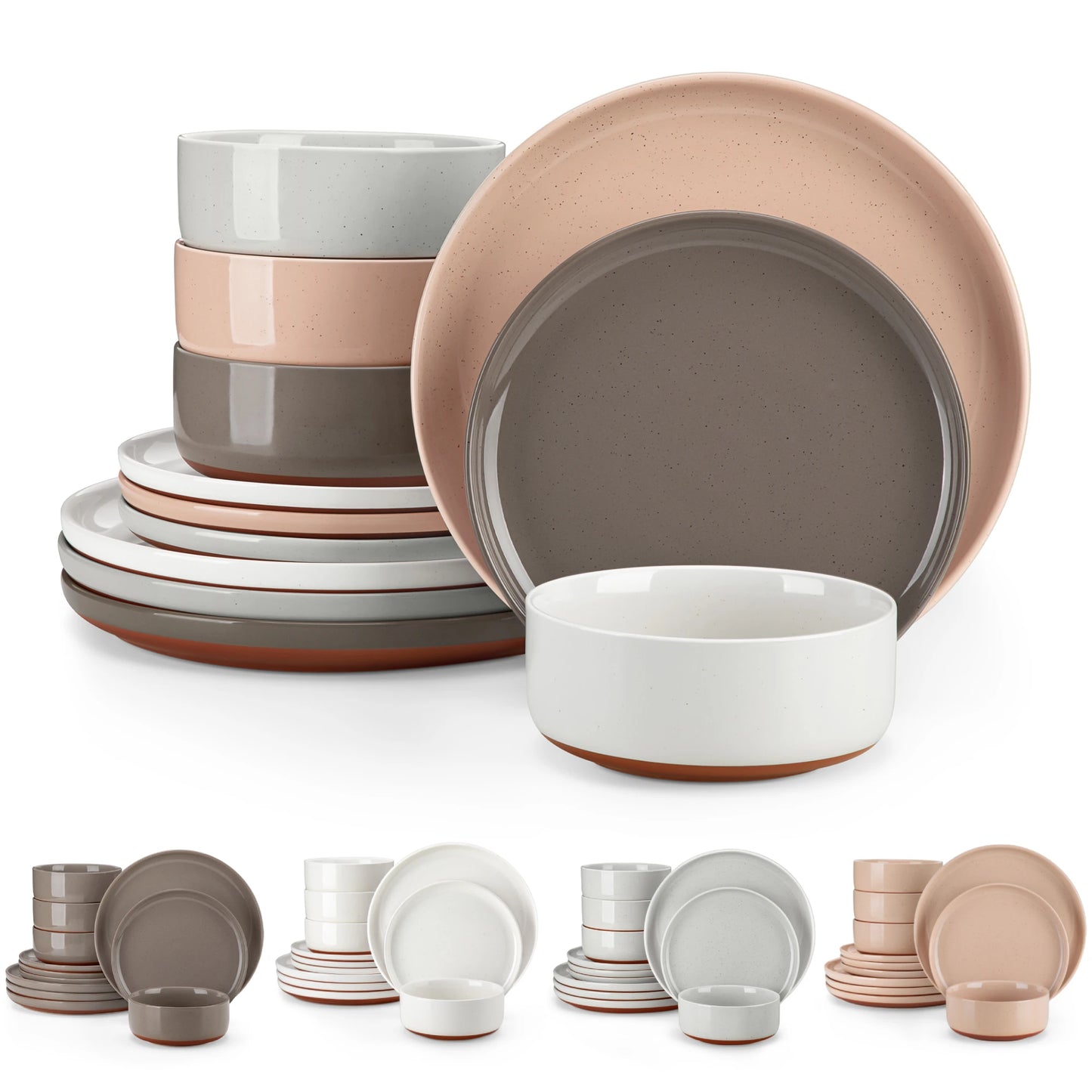 12/24 Pcs Dinnerware Set