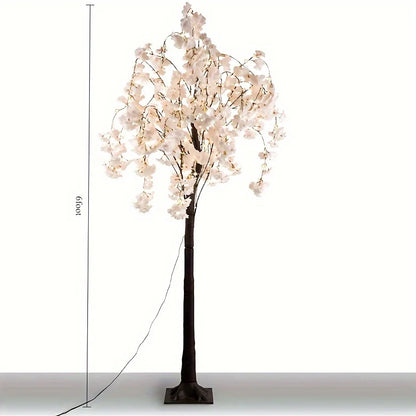 Cherry Blossom Tree Light, 6ft Lighted Tree