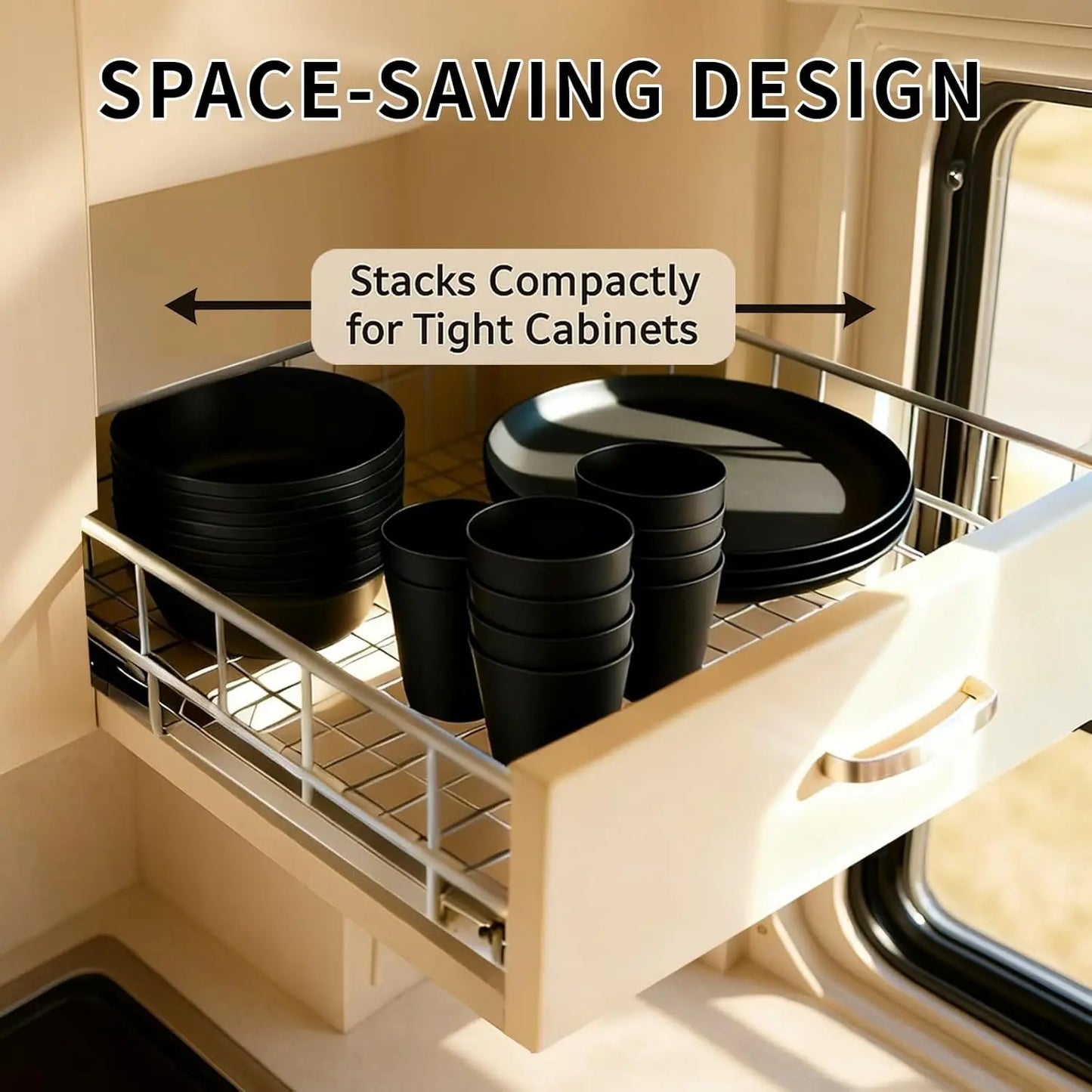40-Piece Dinnerware Set for 8, Microwave Safe