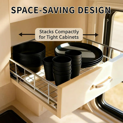 40-Piece Dinnerware Set for 8, Microwave Safe