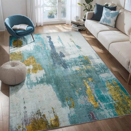 Indoor Washable Non Slip Throw Rugs