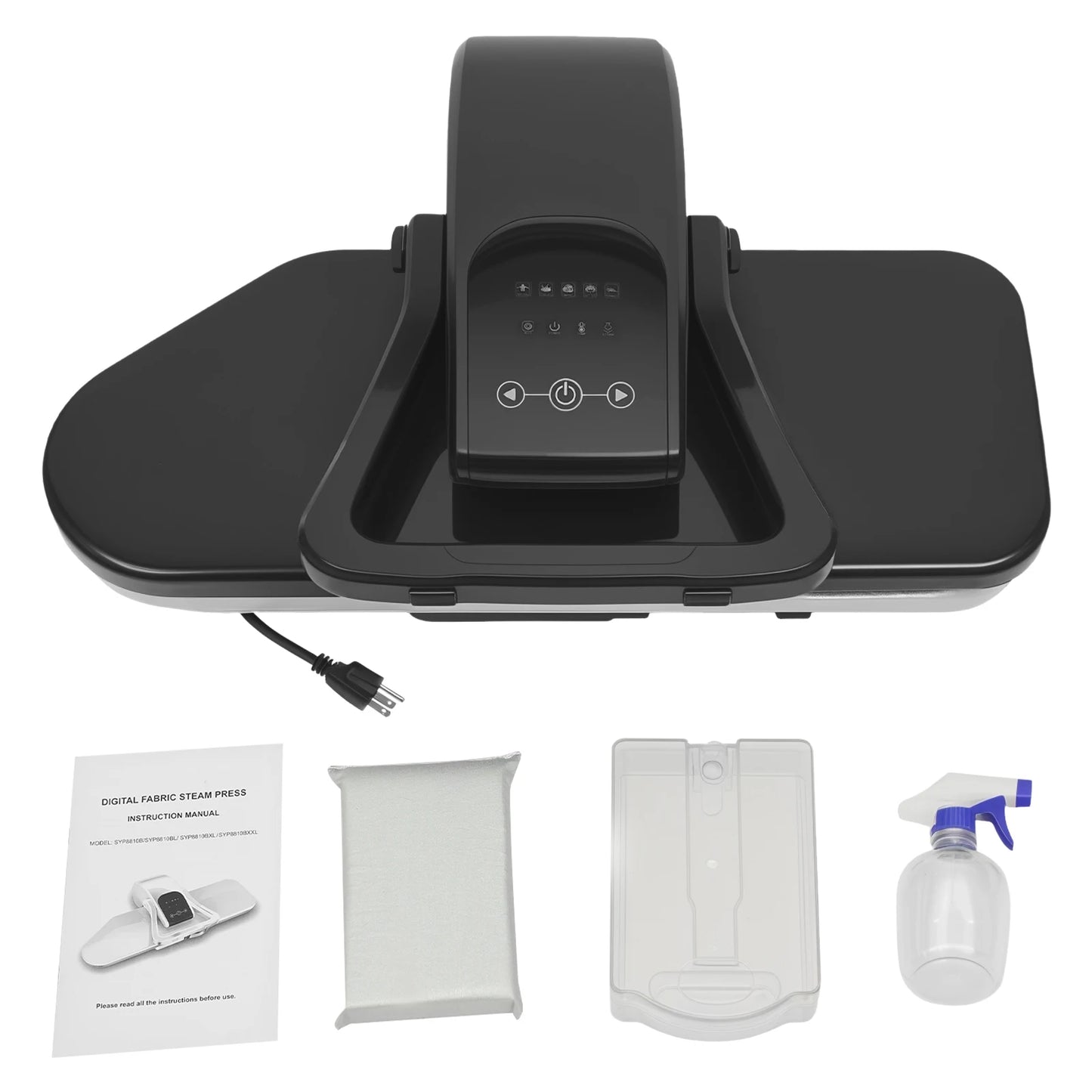 1600w Black/White Steam Press