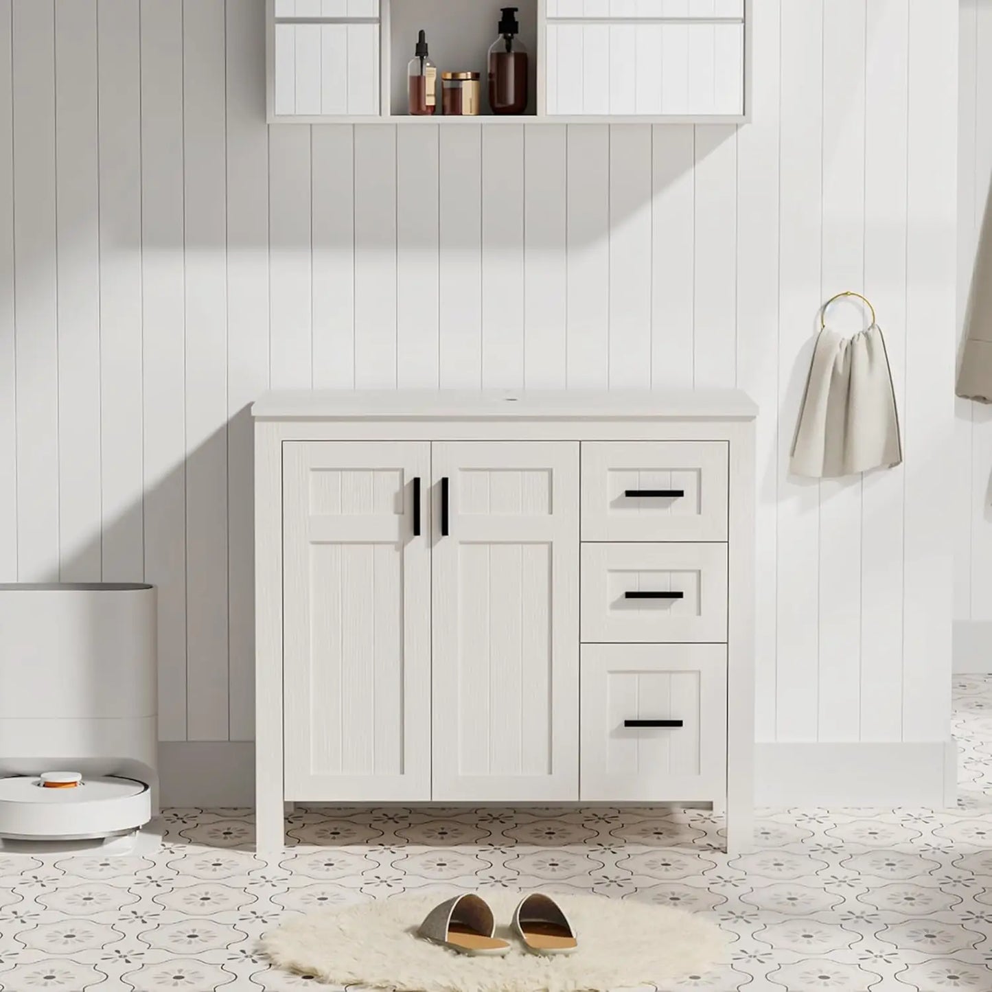 36" Bathroom Vanity Sink Combo